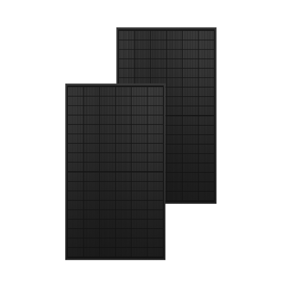 2*430W bifaciaal zonnepaneel - Voorzijde met glasoppervlak voor lichtabsorptie