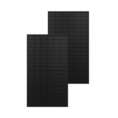 2*430W bifaciaal zonnepaneel - Voorzijde met glasoppervlak voor lichtabsorptie