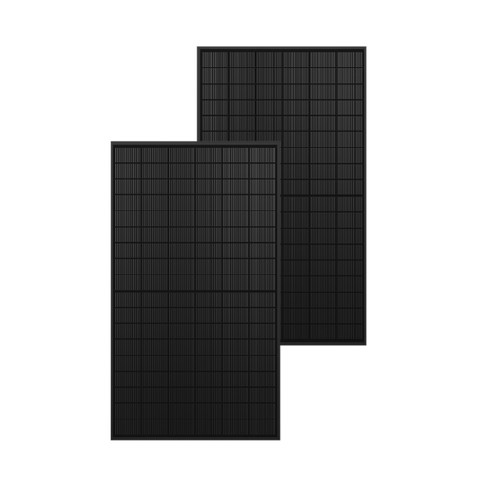 2*430W bifaciaal zonnepaneel - Voorzijde met glasoppervlak voor lichtabsorptie