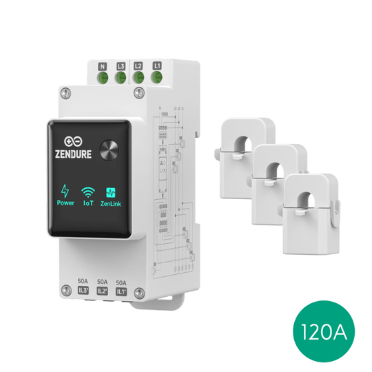 Zendure Smart Meter 3CT Set - Voorzijde met display