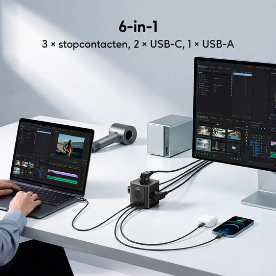 Zendure 6-in-1 Power Strip Cube